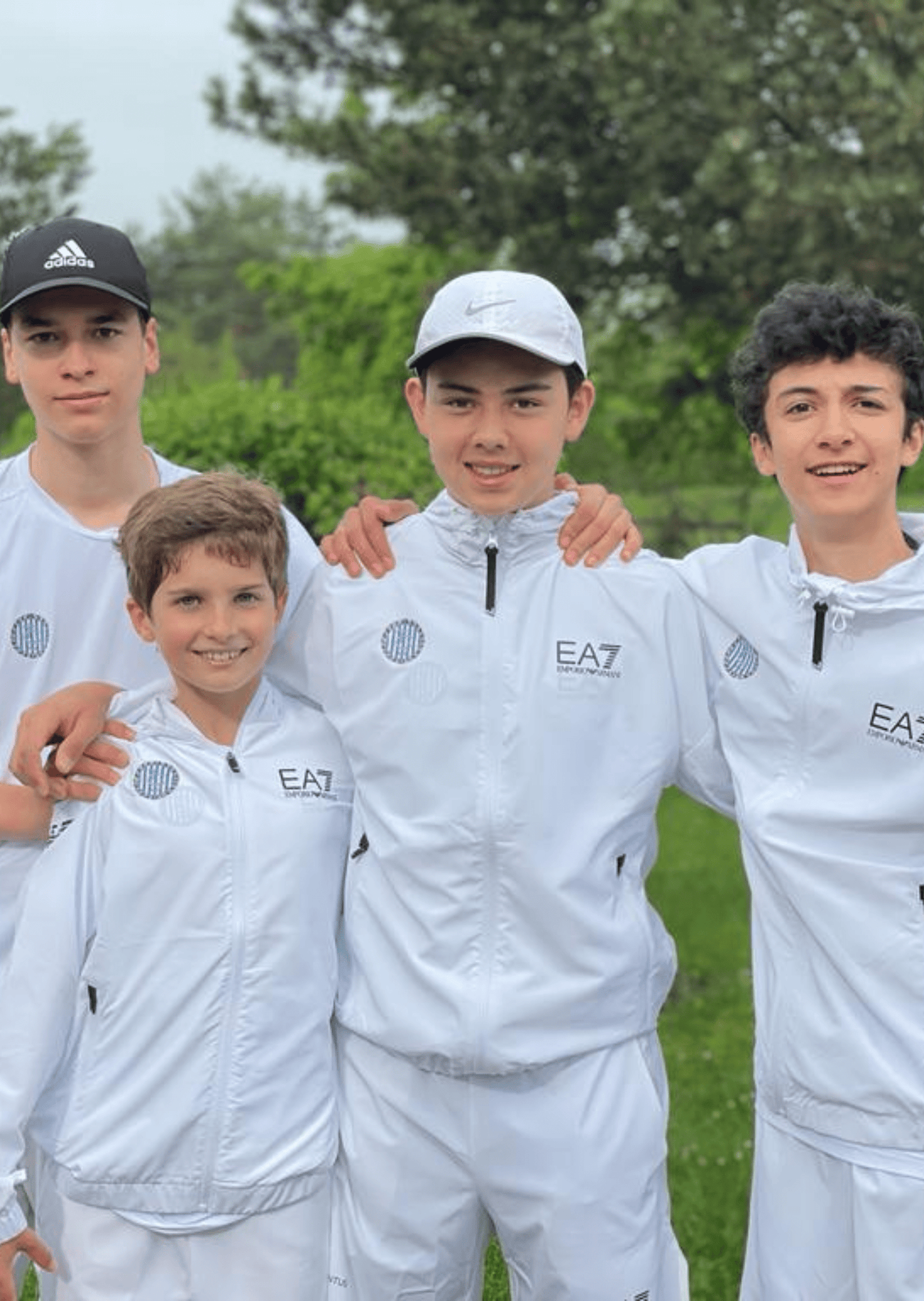 EA7 tracksuit boys
